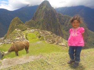 Leticia at Machu Picchu